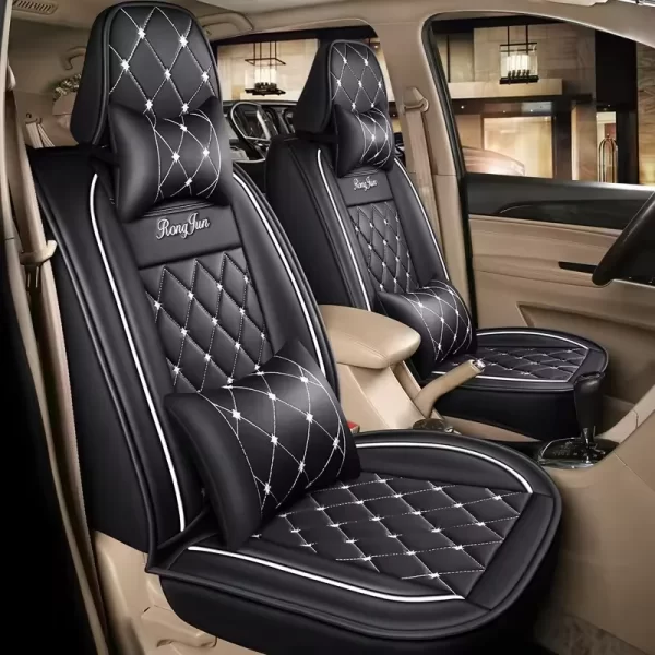 YLA Luxury Sports Style Car Seat Covers High Quality Leather Universal or Customized for Most Car Model - Image 6