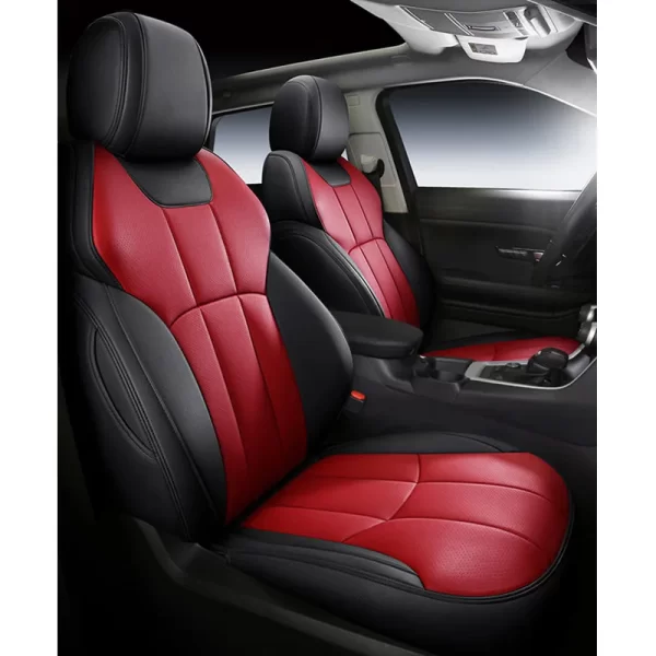 YLA Customized Luxury Leather Car Seats Cover Full Set Waterproof Universal Auto Seat Covers 100%Tested Seat Protector - Image 4