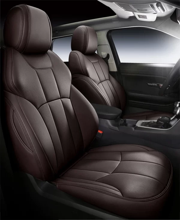 YLA Customized Luxury Leather Car Seats Cover Full Set Waterproof Universal Auto Seat Covers 100%Tested Seat Protector - Image 5