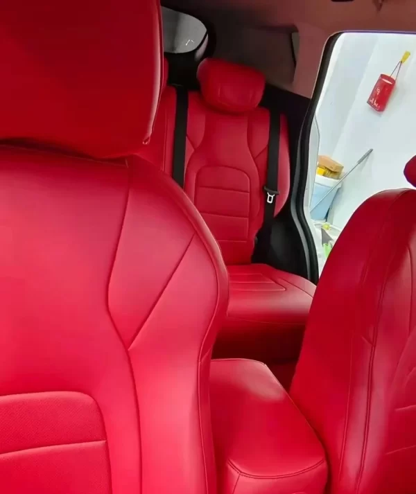 YLA Factory Directly Sales Car Seat Cover Customized Luxury Leather Seat Cover for Car - Image 2