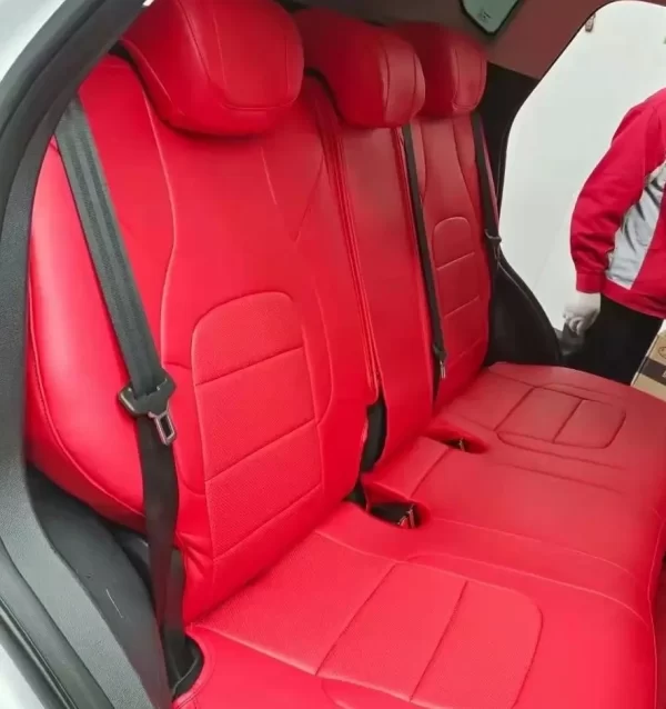 YLA Factory Directly Sales Car Seat Cover Customized Luxury Leather Seat Cover for Car - Image 6