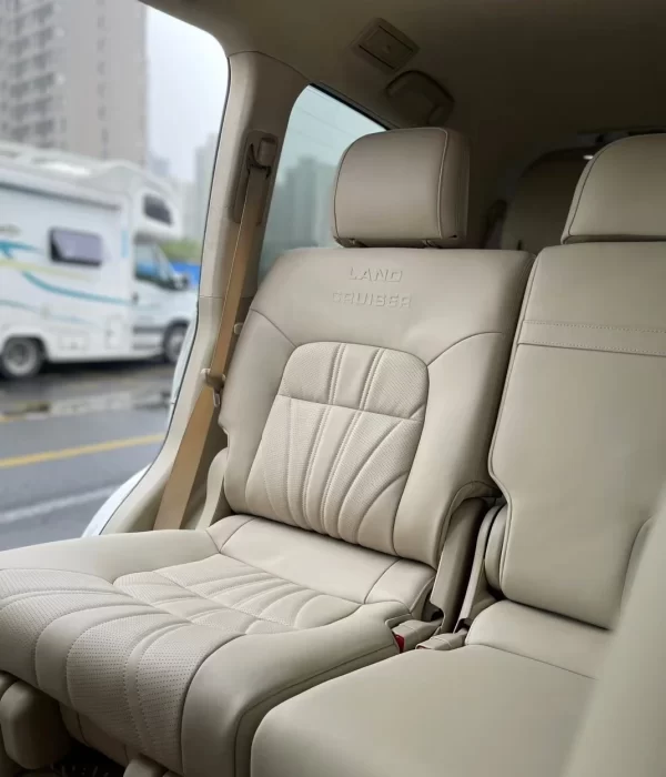 YLA Car Protector Luxury Car Leather Seat Cartoon Seat Covers Full Set Universal Fit for Toyota Land Cruiser - Image 4