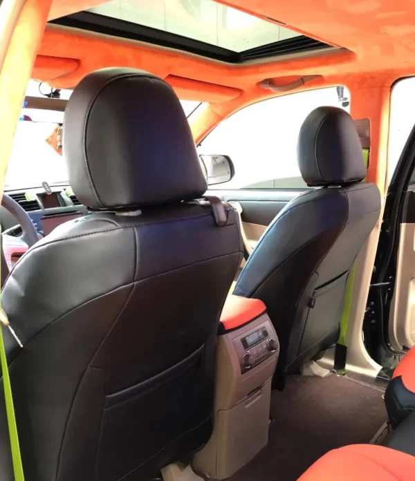 YLA Hot Selling Full Set Waterproof Non-Slip Durable Luxury Pillows Cushions Leather Car Seat Covers for Toyota Prado Highlander - Image 3