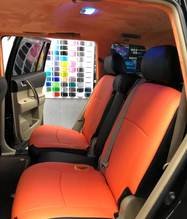 YLA Hot Selling Full Set Waterproof Non-Slip Durable Luxury Pillows Cushions Leather Car Seat Covers for Toyota Prado Highlander - Image 4