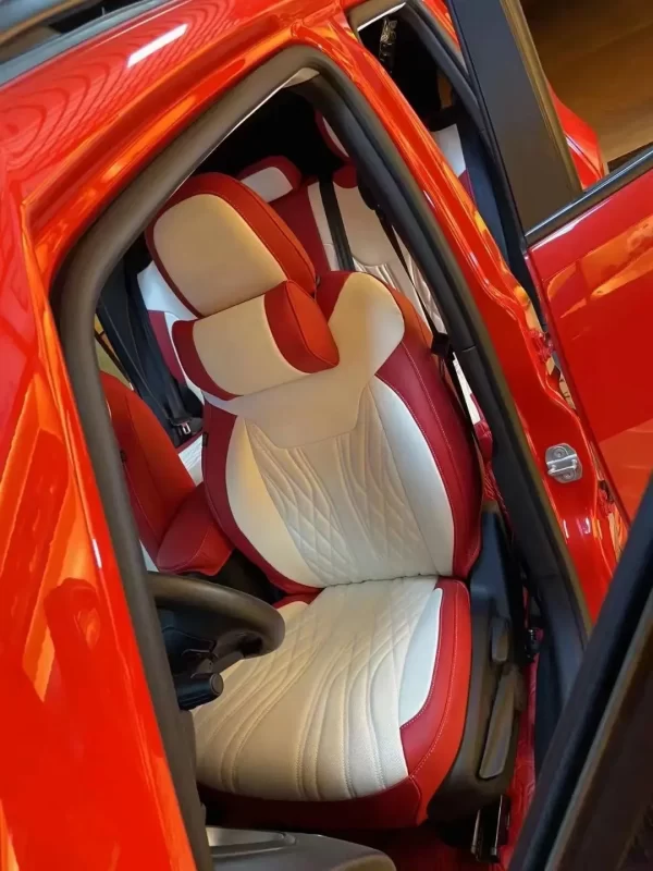 YLA Car Seat Covers Leather Full Set Coverage Seats Cover Cushion Protector Auto Interior Accessories for Jeep - Image 2