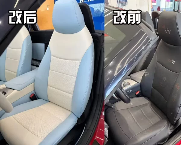 High Quality Microfiber Leather Car Seat Covers for BMW Audi Full Set Perfect Original Car Seat Covers - Image 6