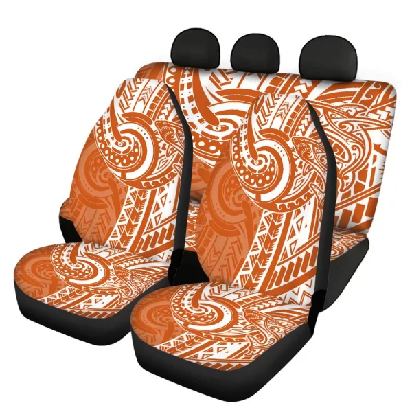2022 Collection Comfortable Breathable Polyester Seat Protector Covers 5PCS Front Rear Full Set for Most Cars for Men