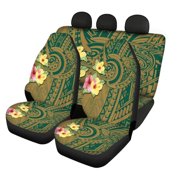 2022 Collection Comfortable Breathable Polyester Seat Protector Covers 5PCS Front Rear Full Set for Most Cars for Men - Image 6