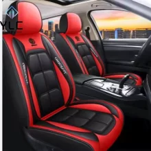 Luxury Full Car Seat Covers Soft Fabric Leather-Style Front and Rear Business Design for C-HR Universal Fit