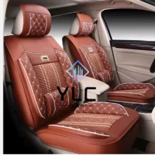Custom Luxury PVC Leather Full Set Car Seat Cover Protective Seat Protector for BMW Ford Nissan Jeep Land Cruiser Civic