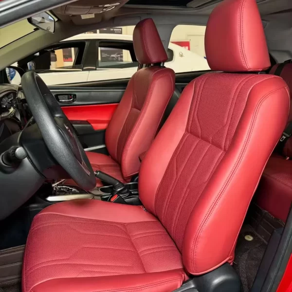 Wholesale Custom Napa Leather Dog Seat Cover High-End Full Set for Toyota