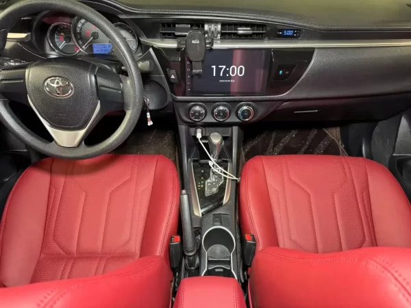 Wholesale Custom Napa Leather Dog Seat Cover High-End Full Set for Toyota - Image 3