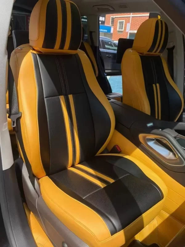 Full Set Original Custom Fit for benz gle Car Seat Covers Leather Waterproof Vehicle Cushion Cover - Image 4