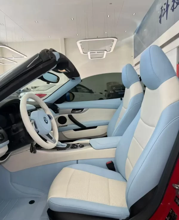 Exclusive Car Seat Cover Full Set of Waterproof Seat Protector Acceptable Customization for Bmw