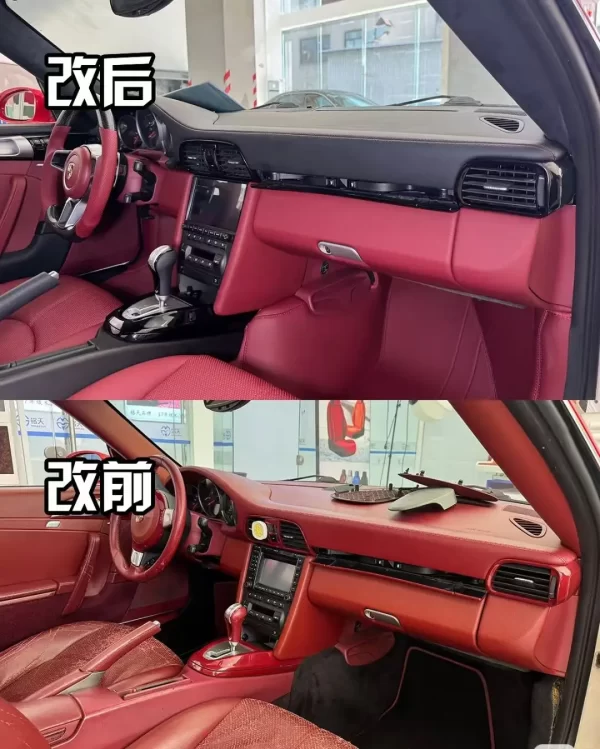 Factory Customized for Porsche 911 Models Luxury Nappa Leather Premium Five-seat Car Seat Covers - Image 2