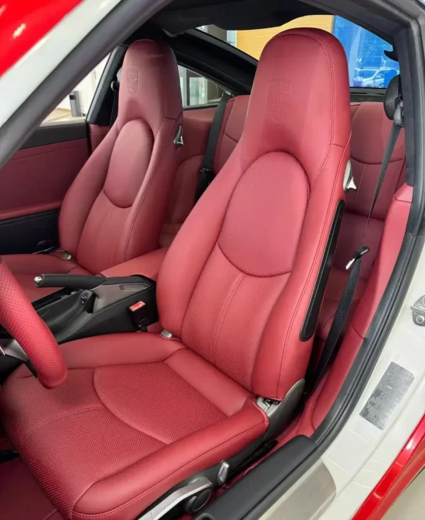 Factory Customized for Porsche 911 Models Luxury Nappa Leather Premium Five-seat Car Seat Covers - Image 4