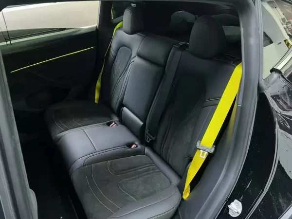Factory High Quality Leather Alcantara Seat Cover for Tesla Model 3 Model Y Custom Size Well Fitting Car Seat Cover Full Set - Image 3