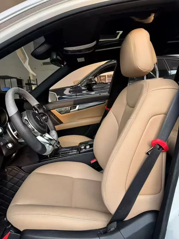 Full Set Custom Fit High Quality Perfect Fit Luxury Design Microfiber Leather Original Car Seat Covers for Benz - Image 2