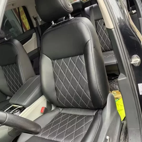 YLA Seat Cover for Volkswagen Touron Luxury Leather Custom Fit Car Accessories Seat Cover 5 Seats