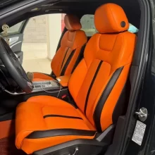 YLA OEM ODM Leather Car Seat Cushion Custom High Quality 5 Seats Full Set Car Seat Cover for Audi bmw benz