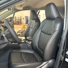 YLA Custom Leather Car Seat Covers Full Covered Fit Set Car Accessories Cushion Cover for Toyota RAV4 Land Cruiser Prado