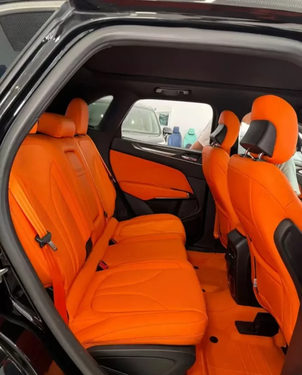 YLA Luxury Leather Full Set Car Seat Covers for Lincoln Waterproof Car Accessories - Image 4