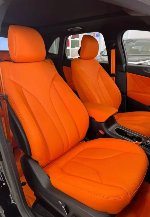 YLA Luxury Leather Full Set Car Seat Covers for Lincoln Waterproof Car Accessories - Image 6