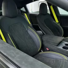 YLA Customized Waterproof and Wear-Resistant Car Seat Cover for Tesla Model S/X/Y/3 Full Set for Tesla Seat Cover Protect