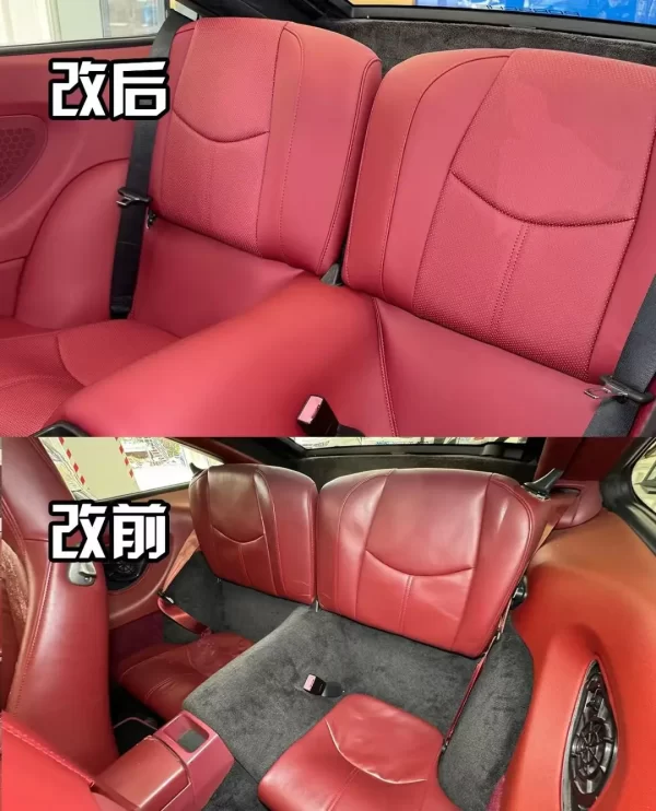 YLA Custom Seat Cover With Leather Car Accessories Waterproof Car Seat Full Set Cover for Porsche 911 - Image 6