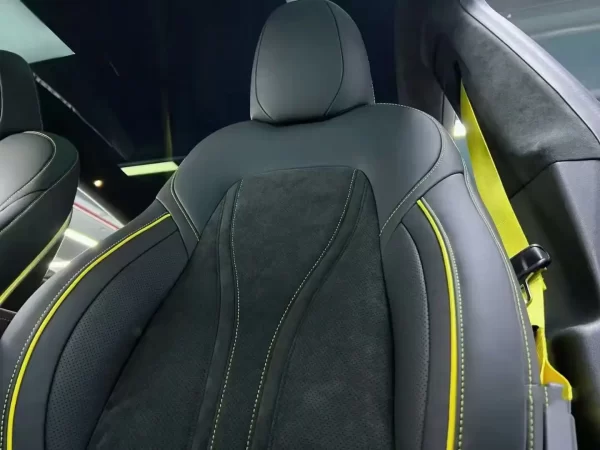 YLA Factory High Quality Leather Alcantara Seat Cover for Tesla Model 3 Model Y Custom Size Well Fitting Car Seat Cover Full Set - Image 4