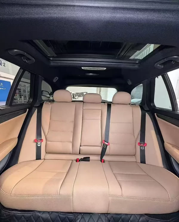 YLA Leather Car Seat Covers Custom Fit Full Set Diamond Design Car Seat Protectors Seat Cover for Benz C63 AMG - Image 4