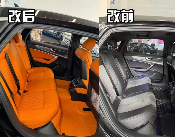 YLA Car Custom Fit Car Seat Covers for Audi All Series Leather Full Set Five Seats Protector Nappa Leather - Image 4