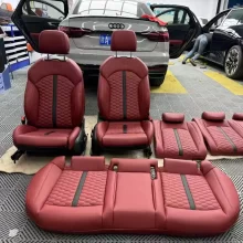 YLA Car Accessories Seat Covers Full Set High Quality Leather Specific Seat Cover for Audi A1 A2 A3 A4 A5 A6 A7