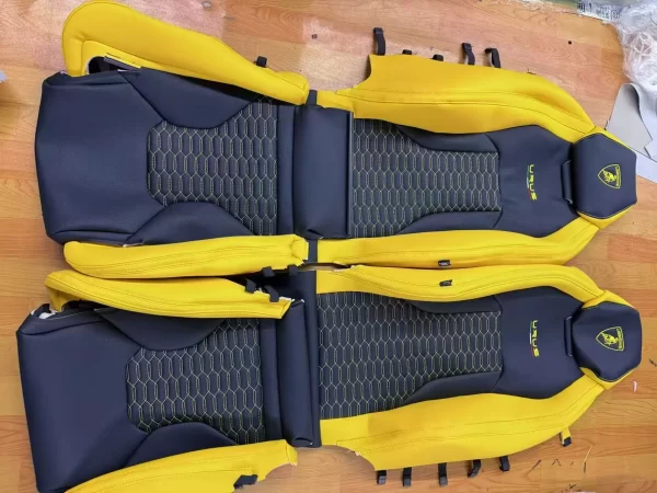 YLA Custom Fit Car Accessories Seat Covers Full Set Top Quality Leather Specific Seat Cover for Lamborghini Urus - Image 3