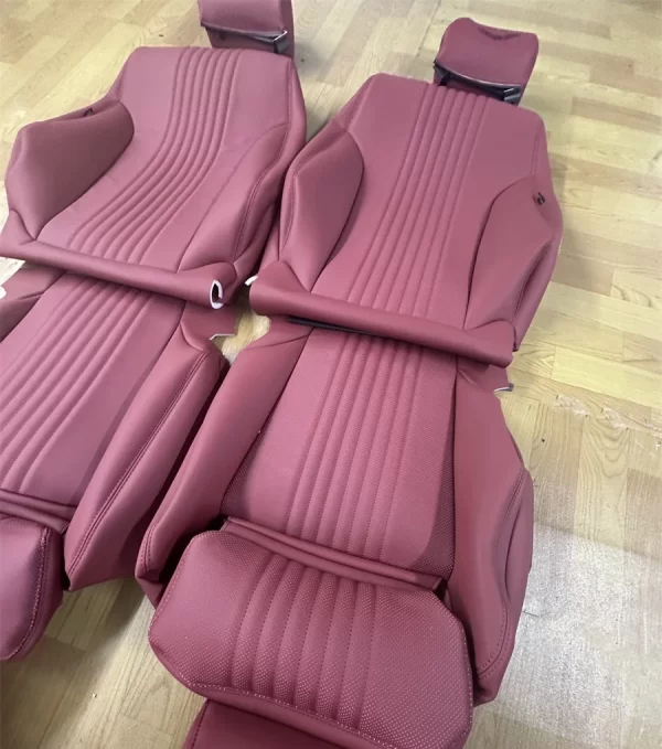YLA High Quality Waterproof Universal Custom Car Seat Covers Four Seasons Leather Seat Cover for Bentley Flying Spur - Image 3