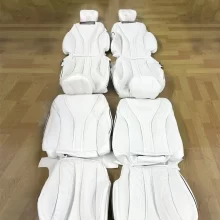 YLA Luxury Original Car Seat Cover Diamond Stitching Custom Fit Leather Car Seat for Benz S G Class G500 W463 W464 G63 G65