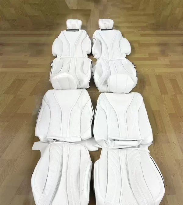 YLA Luxury Original Car Seat Cover Diamond Stitching Custom Fit Leather Car Seat for Benz S G Class G500 W463 W464 G63 G65