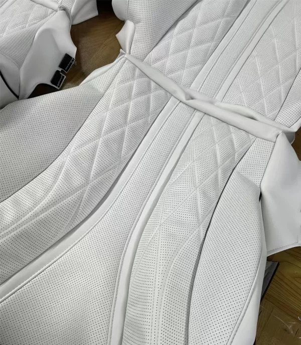 YLA Luxury Original Car Seat Cover Diamond Stitching Custom Fit Leather Car Seat for Benz S G Class G500 W463 W464 G63 G65 - Image 2