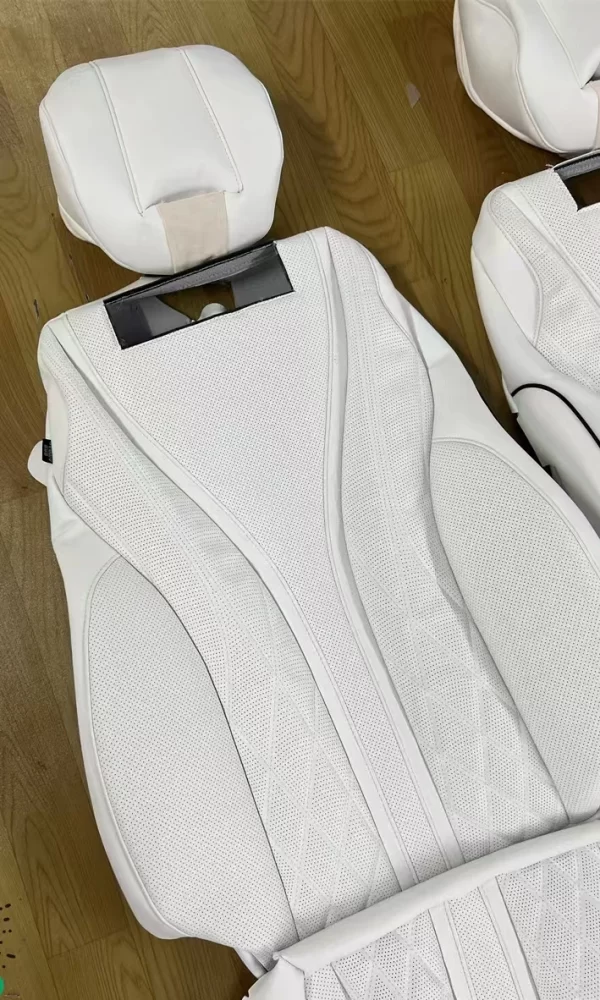 YLA Luxury Original Car Seat Cover Diamond Stitching Custom Fit Leather Car Seat for Benz S G Class G500 W463 W464 G63 G65 - Image 4