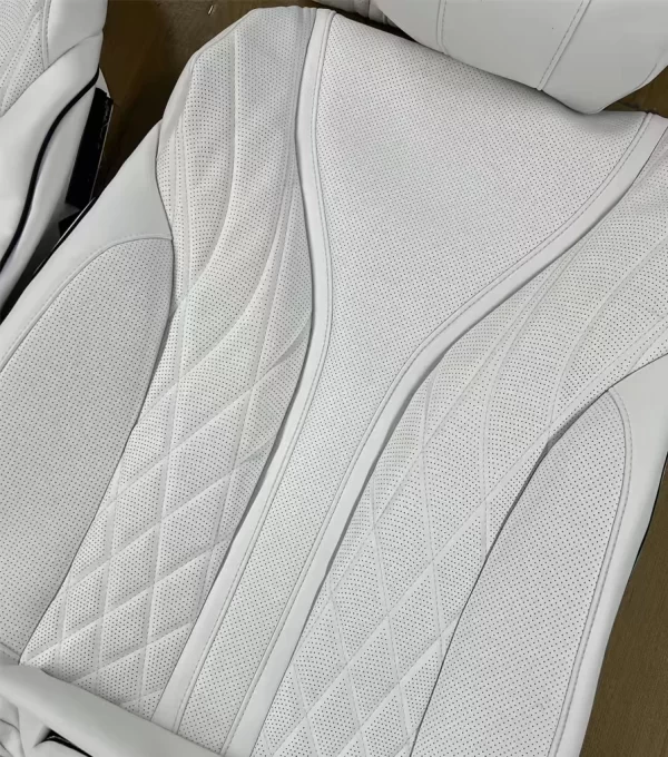 YLA Luxury Original Car Seat Cover Diamond Stitching Custom Fit Leather Car Seat for Benz S G Class G500 W463 W464 G63 G65 - Image 5