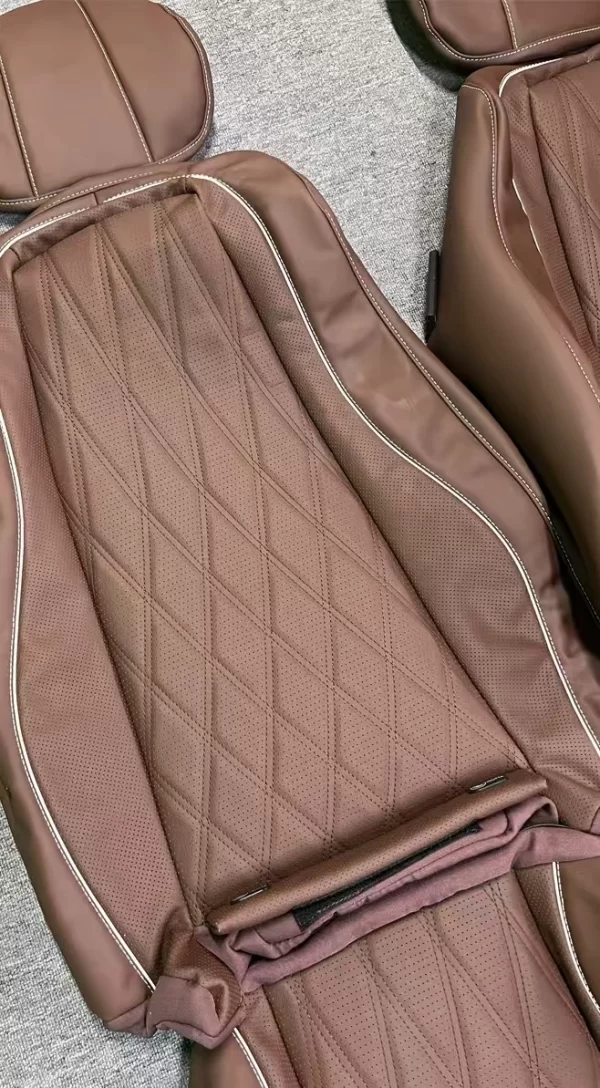 YLA Custom Luxury Leather Nappa Materials Car Accessories Fit Full Set Car Seat Cover for Benz GLS - Image 2