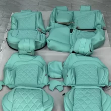 YLA Luxury Leather Full Set Car Seat Covers for Mercedes Benz Waterproof Car Accessories