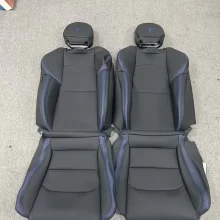New Special Dermis Car Customized Luxury More 11 Colors Blue pink Full Leather Car Seat Cover for Tesla MODEL 3