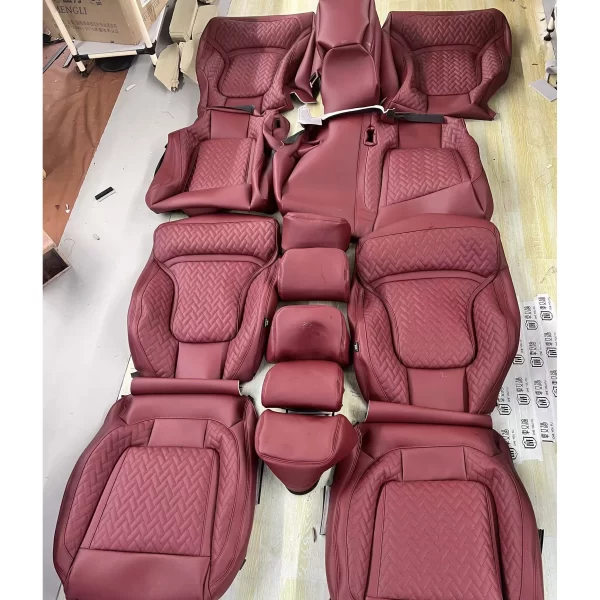 Custom Fit Front Suede Leather Mixed Car Seat Covers 5 Seats for Volkswagen Golf VW Golf Caddy Passat B8 Transporter T5 Polo T4 - Image 5
