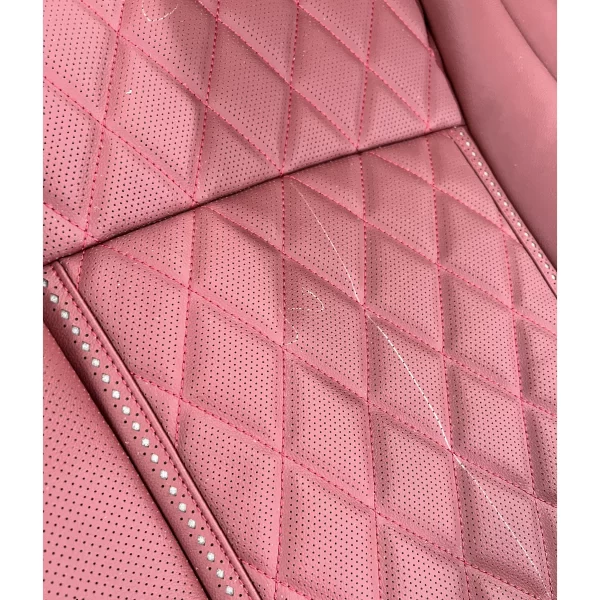 YLA Customized Car Seat Covers Leather Car Accessories Waterproof Car Seat Protector Full Set Luxury for Ford Mustang - Image 6