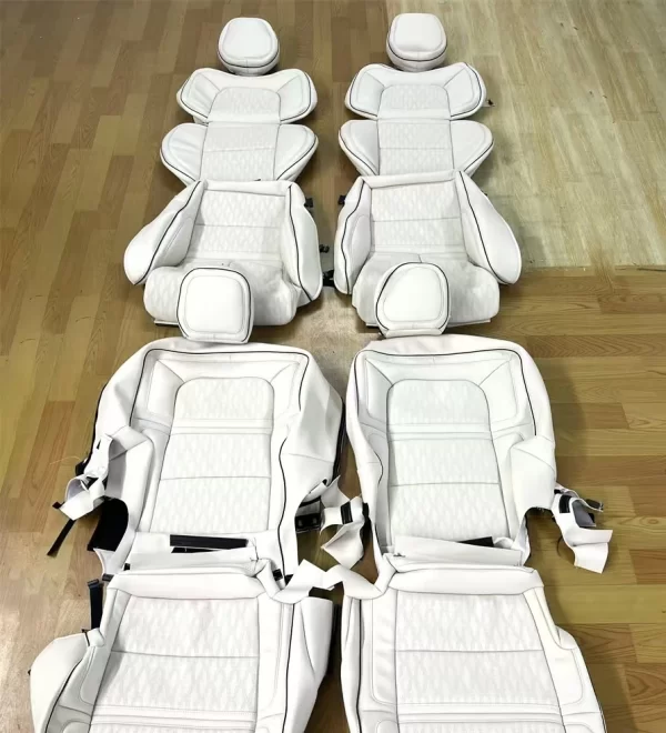 Full Set Accessories Custom Fit for Lincoln  Car Seat Covers Genuine Perforated Leather Vehicle Cushion Cover - Image 6