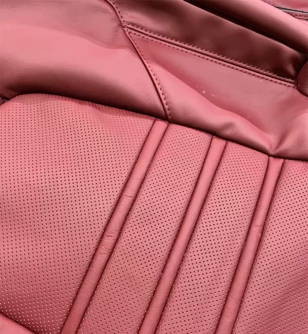 Fit Car Accessories Seat Covers Full Set Middle Perforated Genuine Leather Specific for Por sche Cayenne Macan Panamera - Image 4