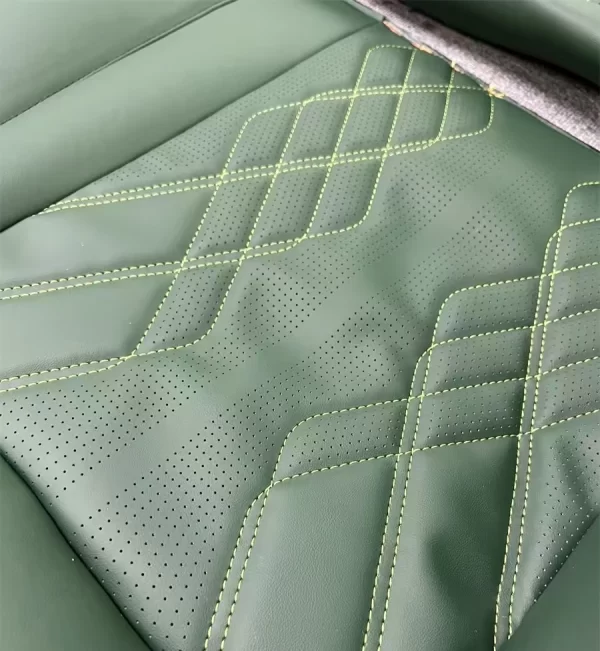 Eco-Friendly Red PU Leather PVC Sports Car Seat Covers Luxury Accessory for Golf VW - Image 5