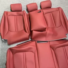 Fit Car Seat Covers Cushions Narrow Style Easy Install Design Velvet Warming Antibacterial Nappa Leather for audi