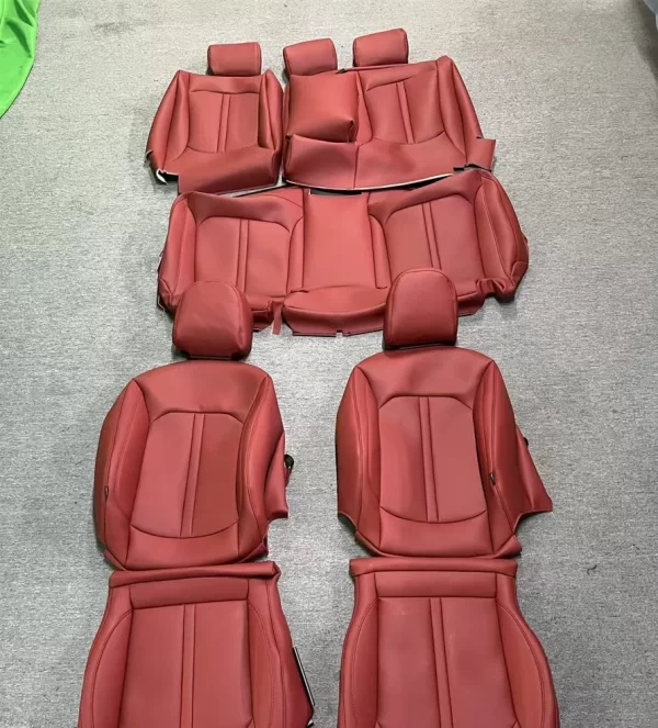 Fit Car Seat Covers Cushions Narrow Style Easy Install Design Velvet Warming Antibacterial Nappa Leather for audi - Image 2